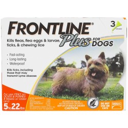Frontline Plus Dog 5 to 22lbs 3ds and 6ds
