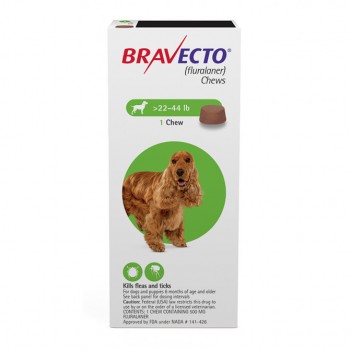 Bravecto Chews For Dogs 22-44lb (12 week) RX