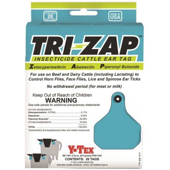 Tri-Zap Insecticide Tags 20ct