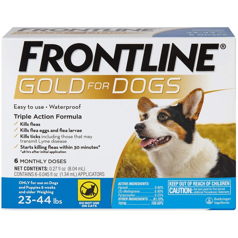 Frontline Gold Canine 23-44lbs - 6 Month