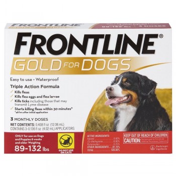 Frontline Gold Canine 89-132lbs - 3 Month