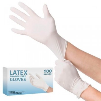 Disposable Latex Exam Gloves Powder Free