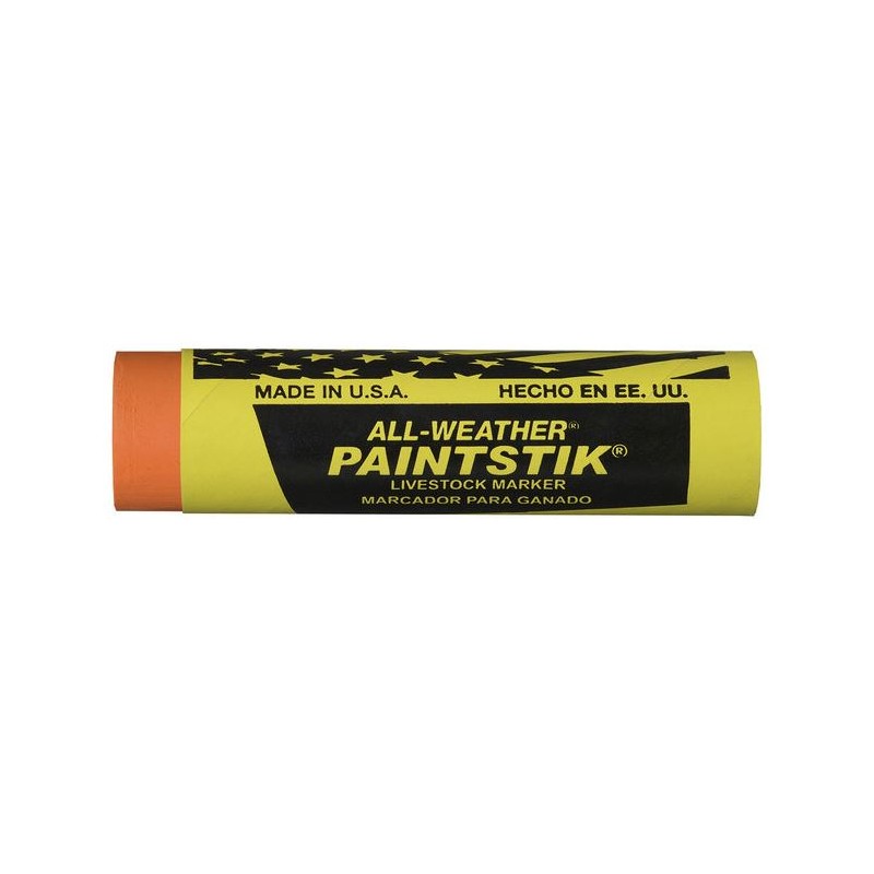 All-Weather PaintStik Livestock Marker ea. - Orange