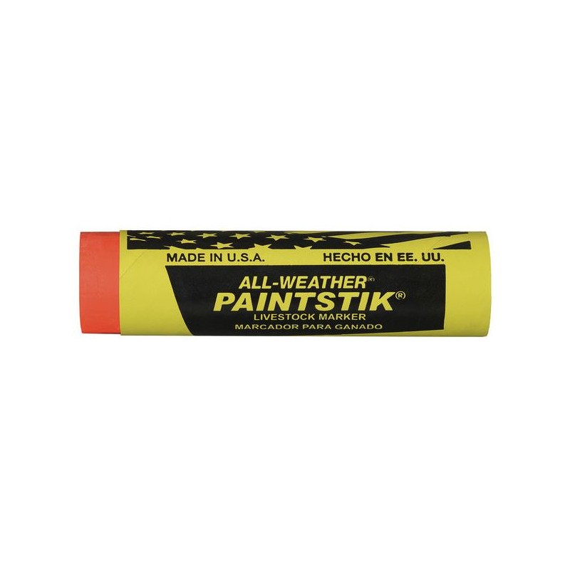 All-Weather PaintStik Livestock Marker ea. - Neon Orange