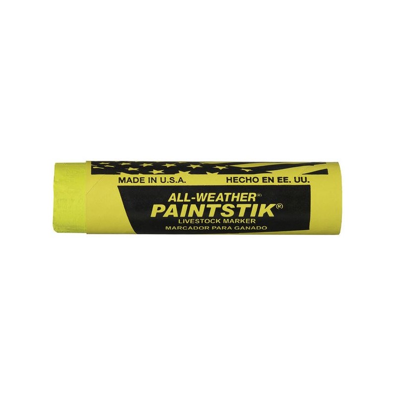All-Weather PaintStik Livestock Marker ea. - Neon Yellow