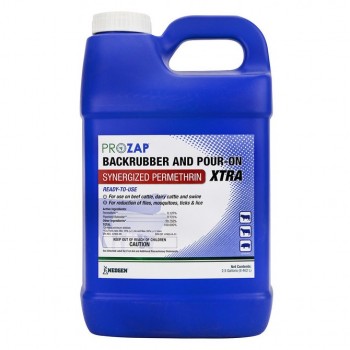 Prozap Backrubber and Pour-On Xtra 2.5gal
