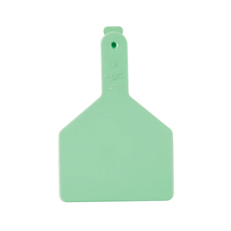 Z1 No-Snag Blank Cow Tags 25ct - Green