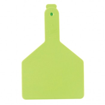 Z1 No-Snag Blank Cow Tags 25ct - Chartreuse