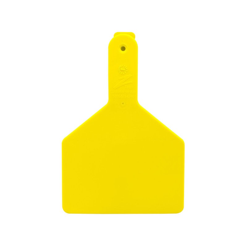 Z1 No-Snag Blank Cow Tags 25ct - Yellow