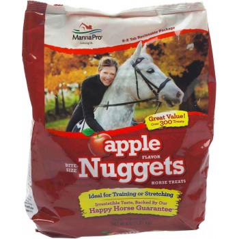 Bite-Size Nuggets Horse Treats, Apple Flavor, 4lb.