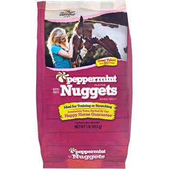 Bite-Size Nuggets Horse Treats, Peppermint Flavor, 1lb.